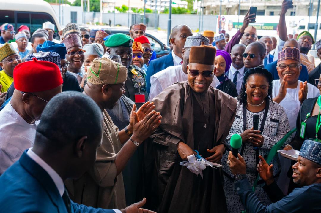 Vice President Kashim Shettima Commissions Kwara Revenue House, Unveils New KWIRS Logo